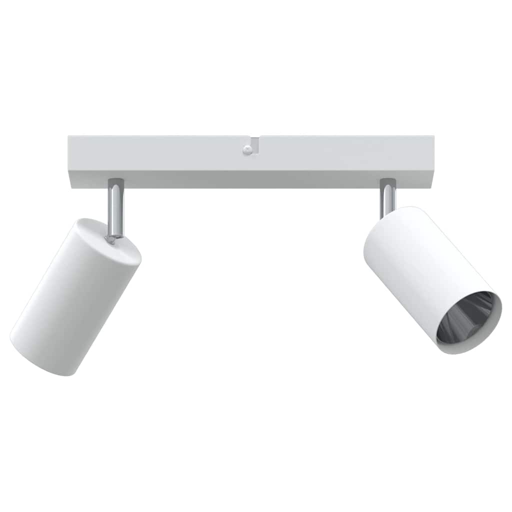 vidaXL Ceiling Spotlight with Spotlights White 26 x 6 x 16 cm Metal
