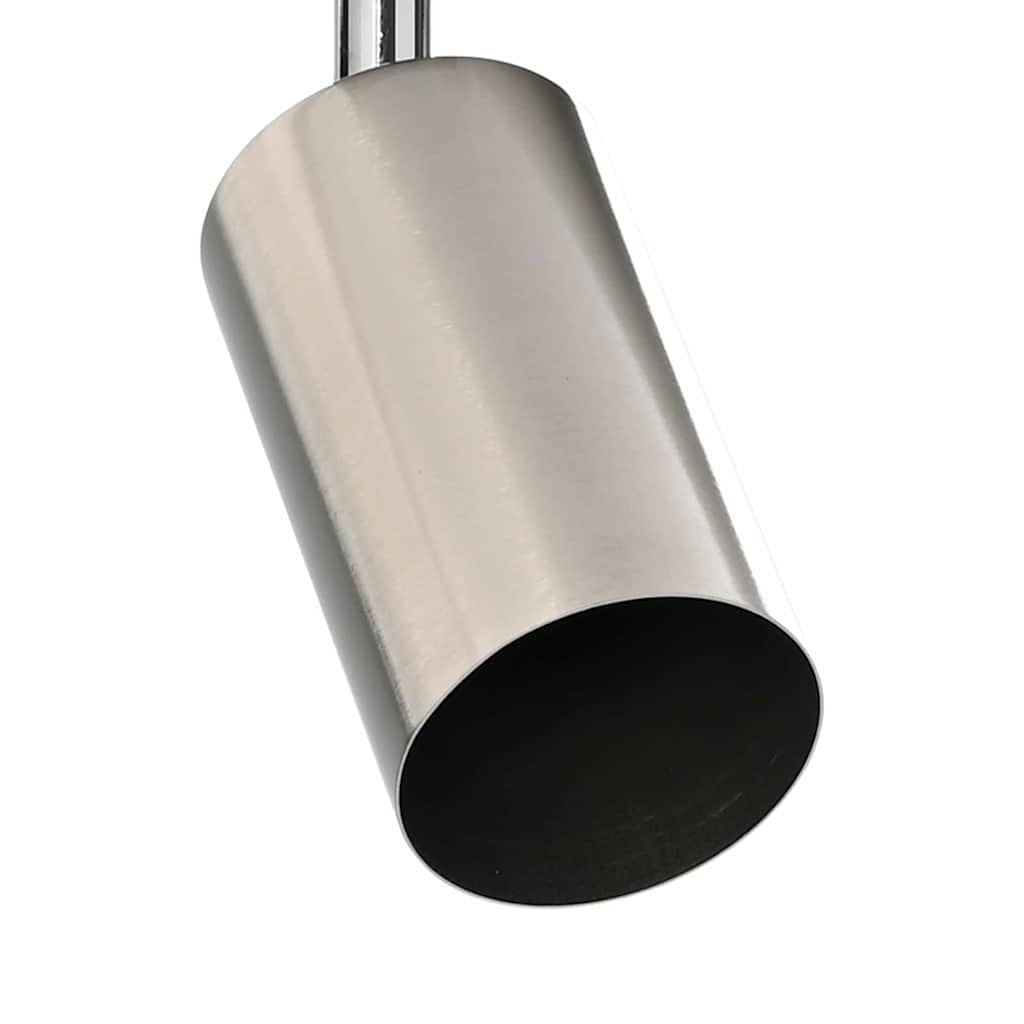 vidaXL Ceiling Spotlight Brushed nickel 26 x 5.5 x 16.5 cm Steel