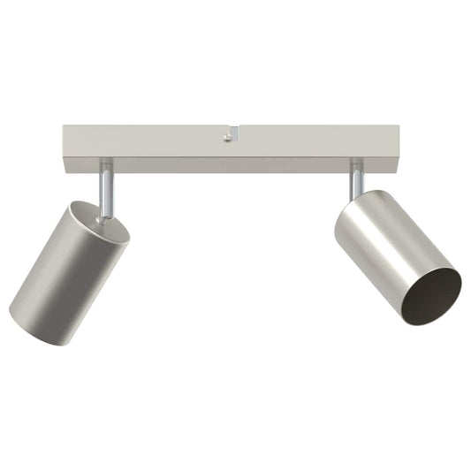 vidaXL Ceiling Spotlight Brushed nickel 26 x 5.5 x 16.5 cm Steel