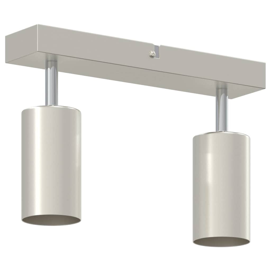vidaXL Ceiling Spotlight Brushed nickel 26 x 5.5 x 16.5 cm Steel