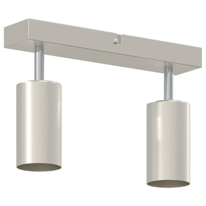 vidaXL Ceiling Spotlight Brushed nickel 26 x 5.5 x 16.5 cm Steel
