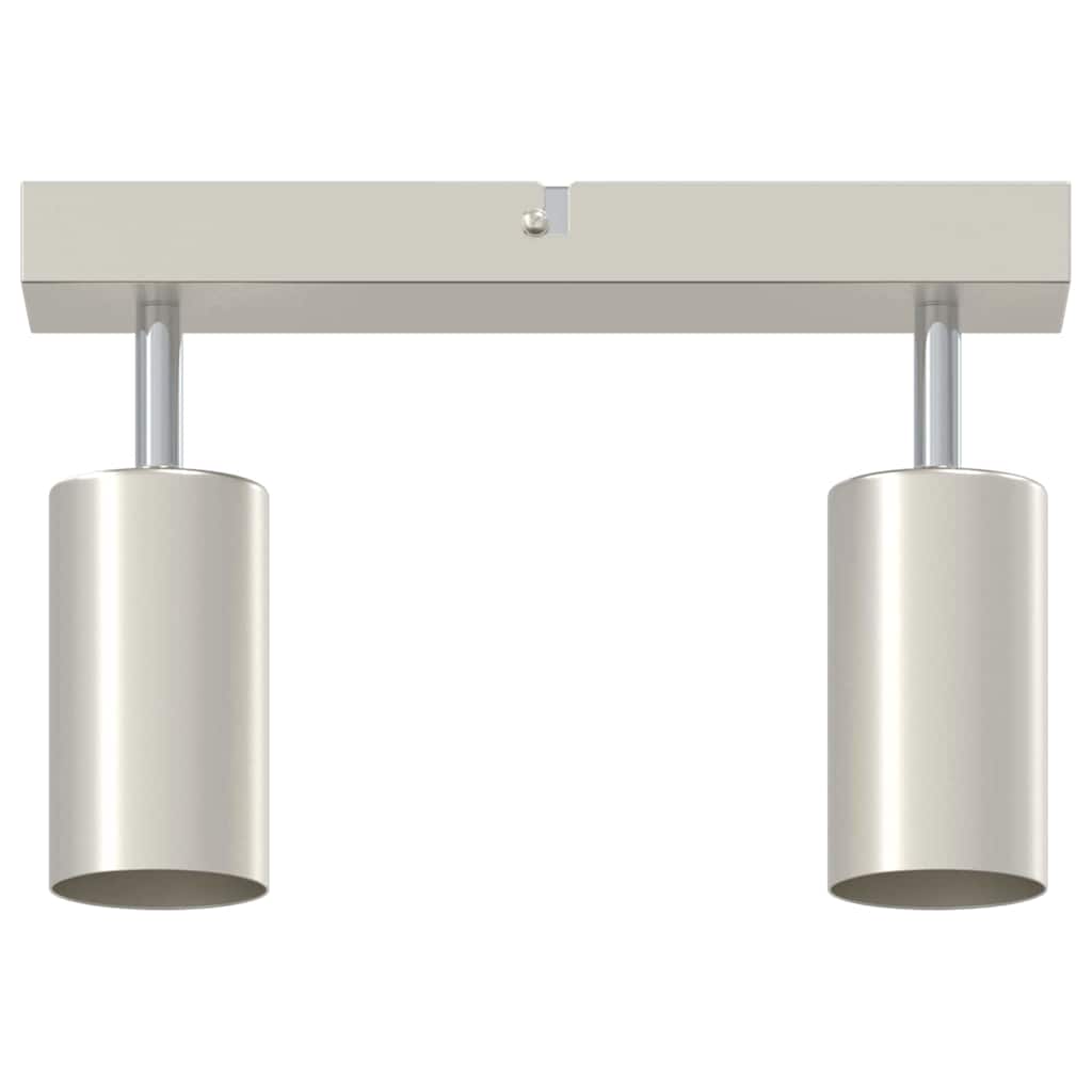vidaXL Ceiling Spotlight Brushed nickel 26 x 5.5 x 16.5 cm Steel