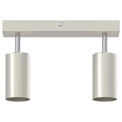 vidaXL Ceiling Spotlight Brushed nickel 26 x 5.5 x 16.5 cm Steel