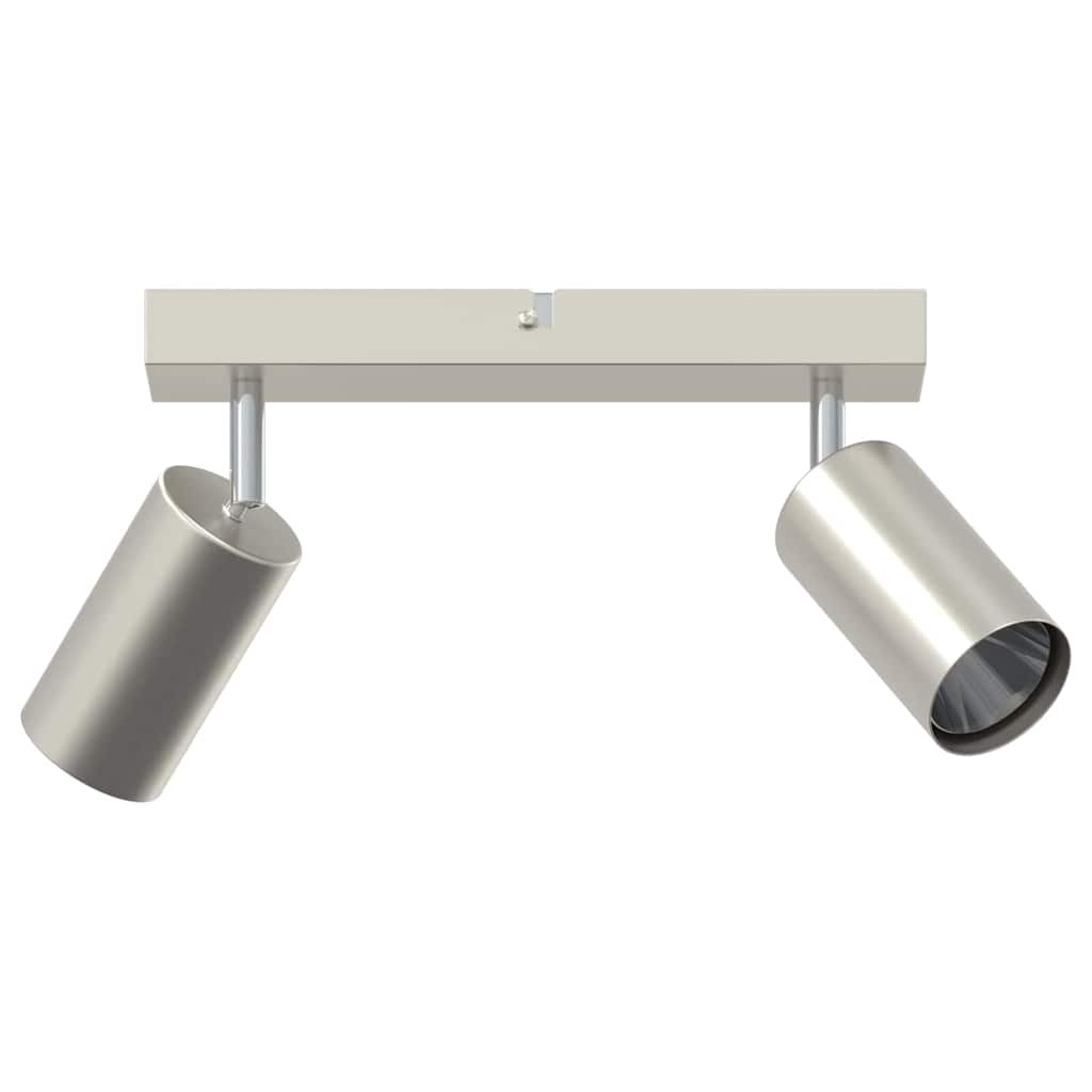 vidaXL Ceiling Spotlight Brushed nickel 26 x 5.5 x 16.5 cm Steel