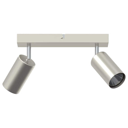 vidaXL Ceiling Spotlight Brushed nickel 26 x 5.5 x 16.5 cm Steel