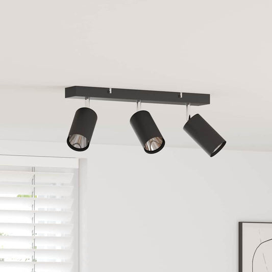 vidaXL Ceiling Spotlight Black 38 x 5.5 x 16.5 cm Steel