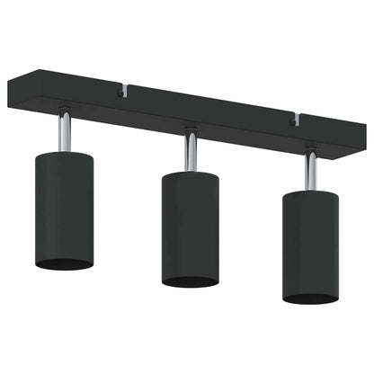 vidaXL Ceiling Spotlight Black 38 x 5.5 x 16.5 cm Steel