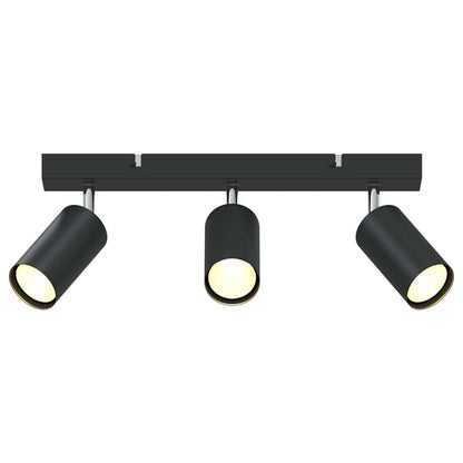 vidaXL Ceiling Spotlight Black 38 x 5.5 x 16.5 cm Steel