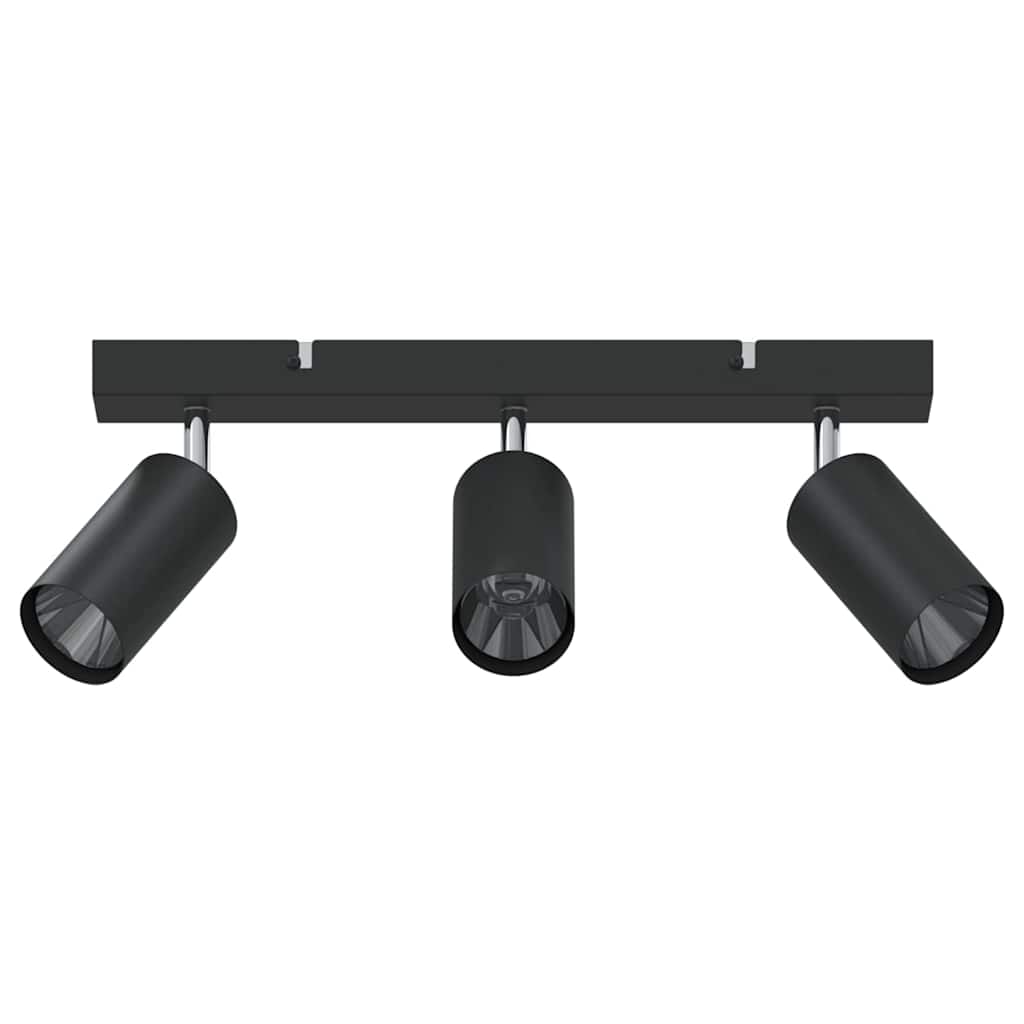 vidaXL Ceiling Spotlight Black 38 x 5.5 x 16.5 cm Steel