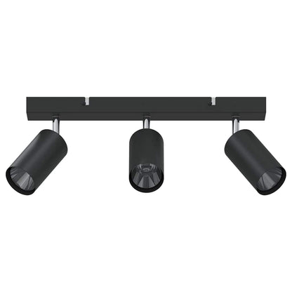 vidaXL Ceiling Spotlight Black 38 x 5.5 x 16.5 cm Steel