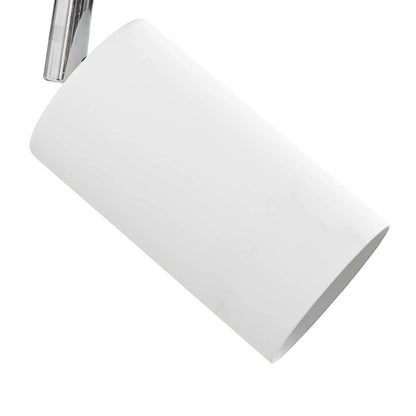 vidaXL Ceiling Spotlight with Spotlights White 38 x 6 x 16 cm Metal