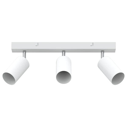 vidaXL Ceiling Spotlight with Spotlights White 38 x 6 x 16 cm Metal