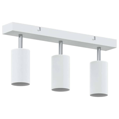 vidaXL Ceiling Spotlight with Spotlights White 38 x 6 x 16 cm Metal
