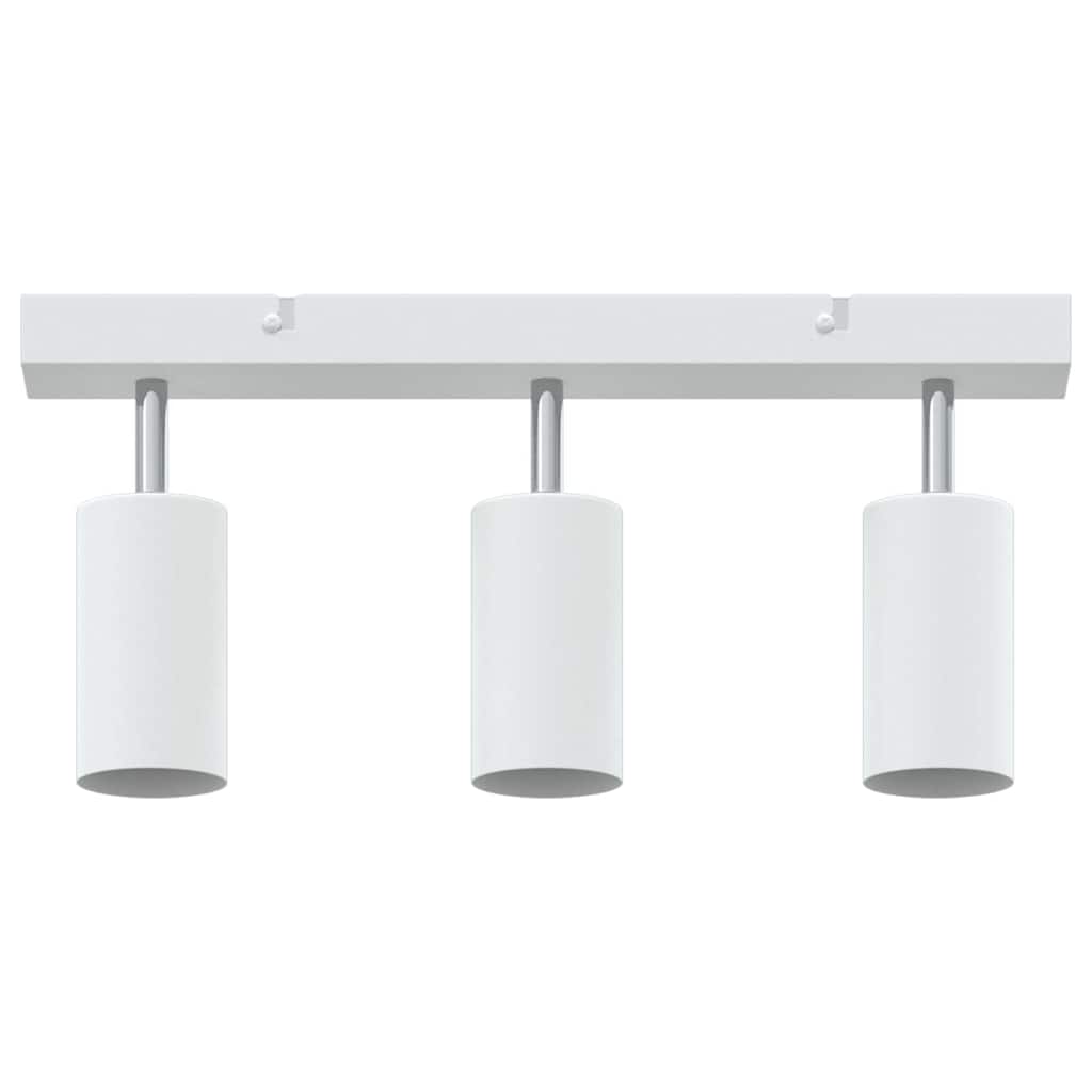 vidaXL Ceiling Spotlight with Spotlights White 38 x 6 x 16 cm Metal