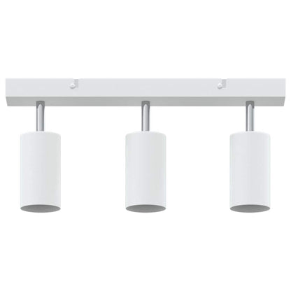 vidaXL Ceiling Spotlight with Spotlights White 38 x 6 x 16 cm Metal