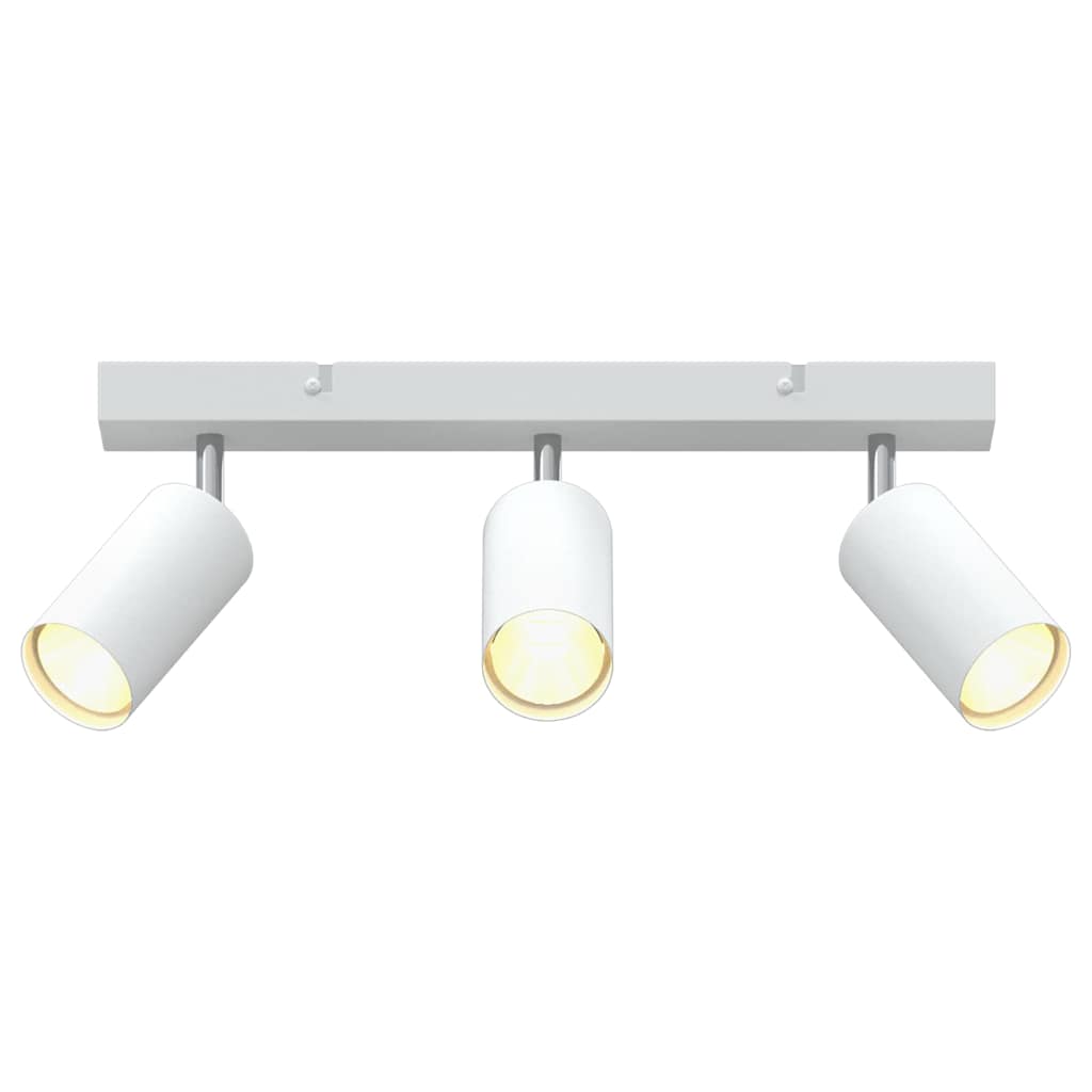 vidaXL Ceiling Spotlight with Spotlights White 38 x 6 x 16 cm Metal