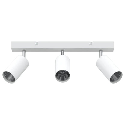 vidaXL Ceiling Spotlight with Spotlights White 38 x 6 x 16 cm Metal