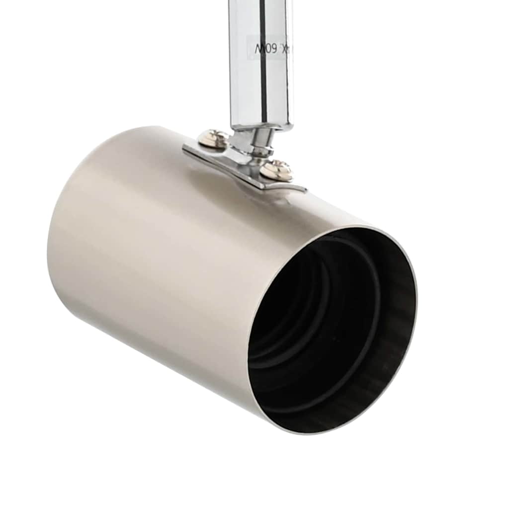 vidaXL Ceiling Spotlight Brushed Nickel 38 x 5.5 x 16.5 cm Steel