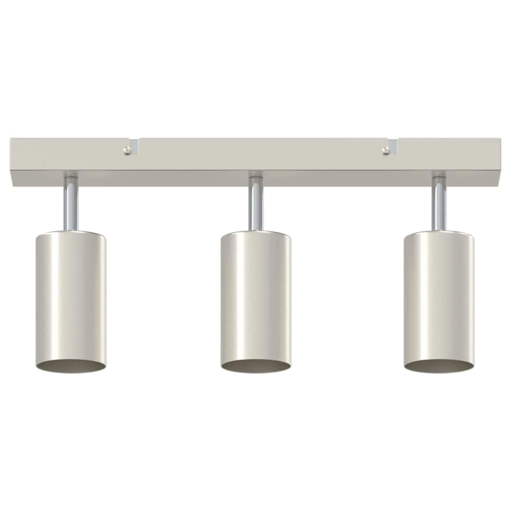 vidaXL Ceiling Spotlight Brushed Nickel 38 x 5.5 x 16.5 cm Steel