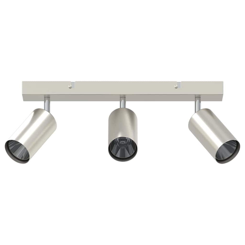 vidaXL Ceiling Spotlight Brushed Nickel 38 x 5.5 x 16.5 cm Steel