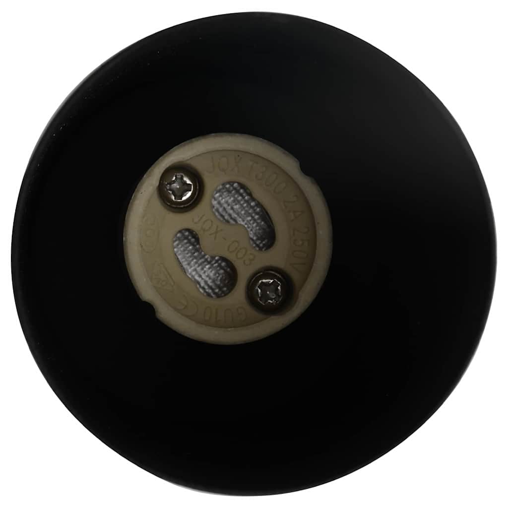 vidaXL Ceiling Spotlight with Spotlights Black 26 x 26 x 16 cm Metal