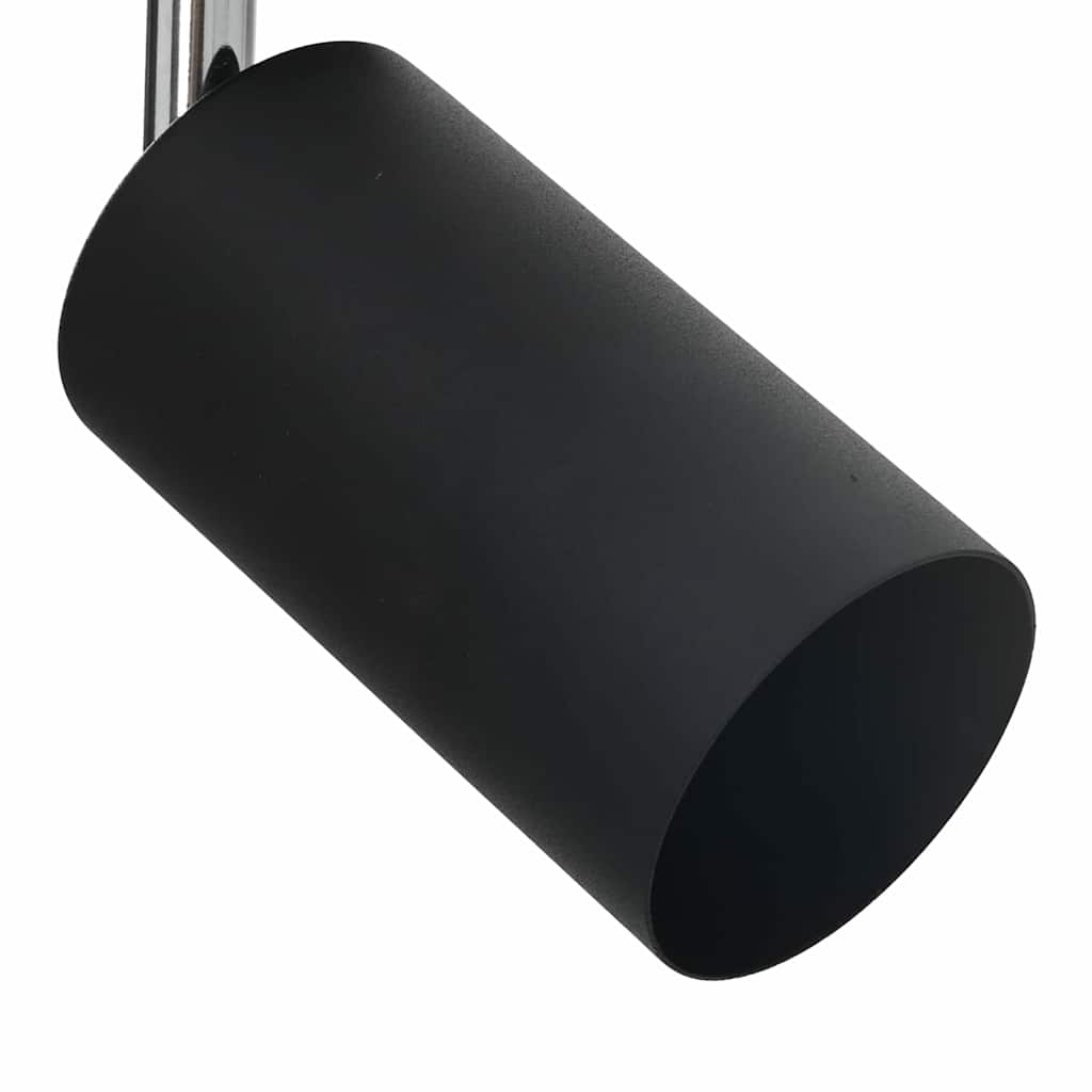 vidaXL Ceiling Spotlight with Spotlights Black 26 x 26 x 16 cm Metal