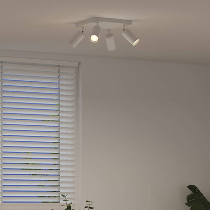 vidaXL Ceiling Spotlight White 26 x 26 x 16.5 cm Steel