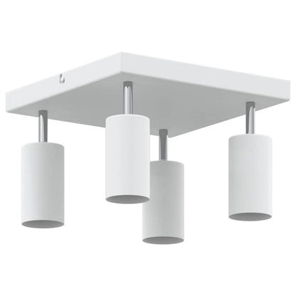 vidaXL Ceiling Spotlight White 26 x 26 x 16.5 cm Steel