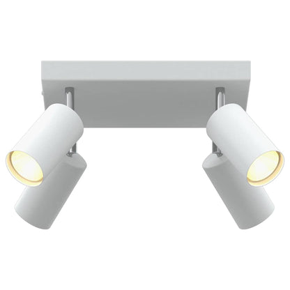 vidaXL Ceiling Spotlight White 26 x 26 x 16.5 cm Steel