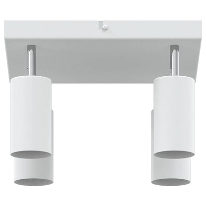 vidaXL Ceiling Spotlight White 26 x 26 x 16.5 cm Steel