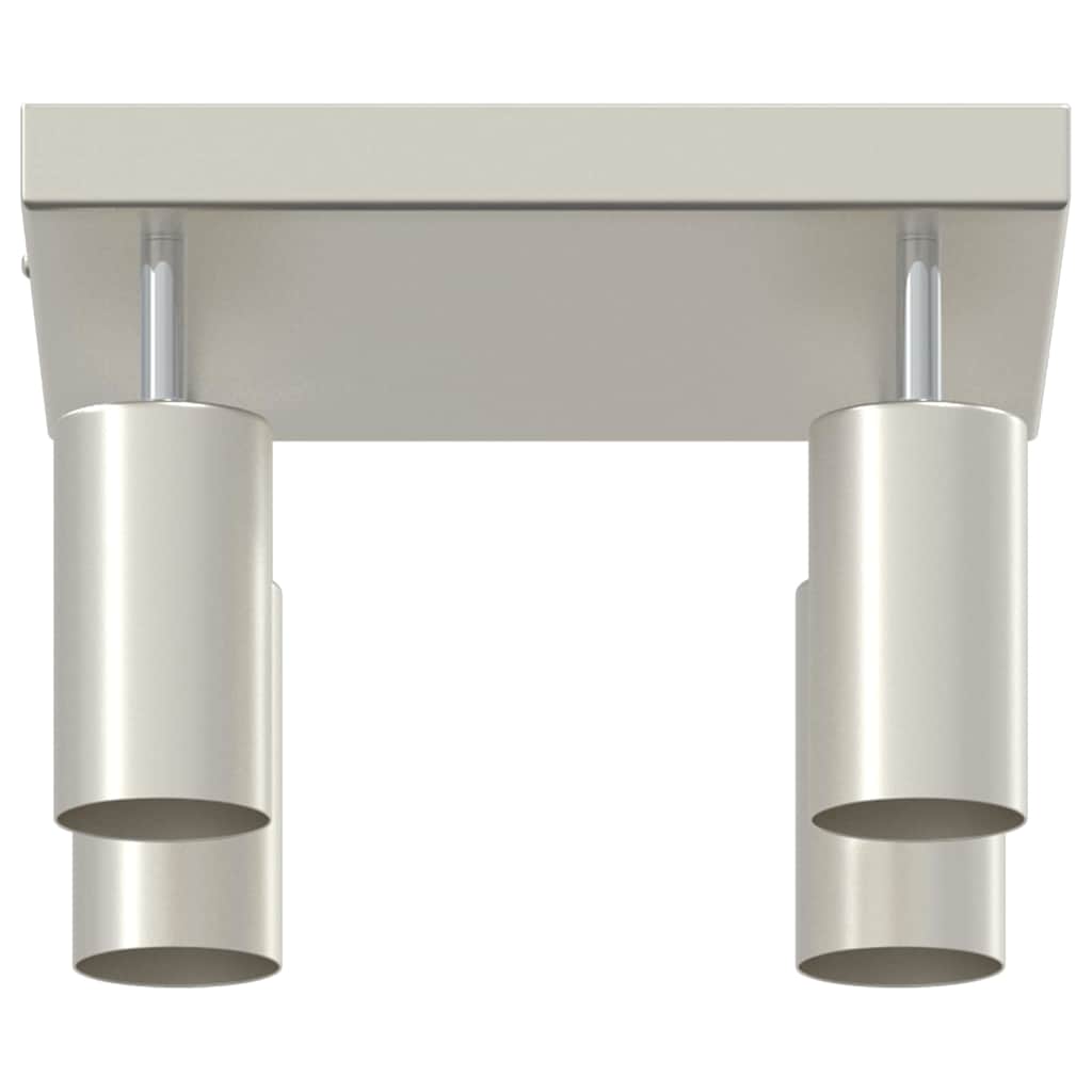 vidaXL Ceiling Spotlight with Spotlights Nickel 26 x 26 x 16 cm Metal