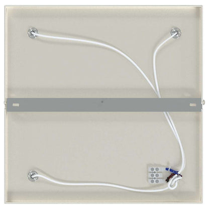 vidaXL Ceiling Spotlight with Spotlights Nickel 26 x 26 x 16 cm Metal