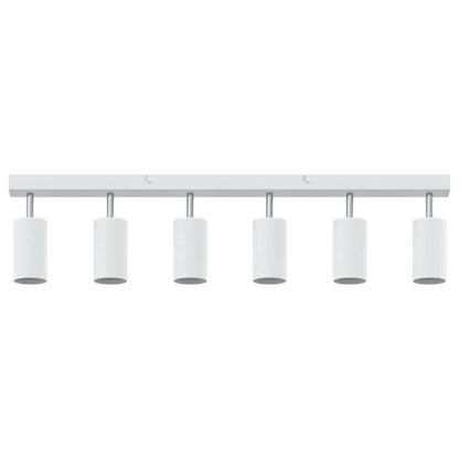 vidaXL Ceiling Spotlight with Spotlights White 73 x 6 x 16 cm Metal