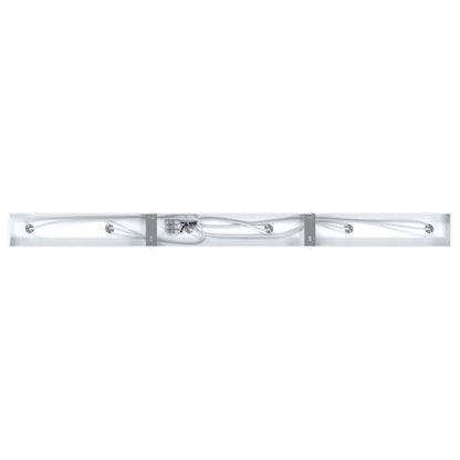 vidaXL Ceiling Spotlight with Spotlights White 73 x 6 x 16 cm Metal