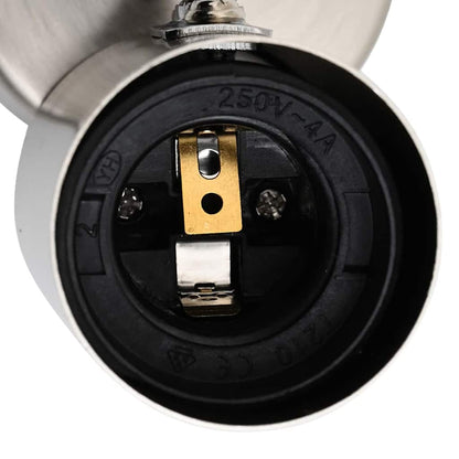 vidaXL Ceiling Spotlight with Spotlights Nickel 73 x 6 x 16 cm Metal