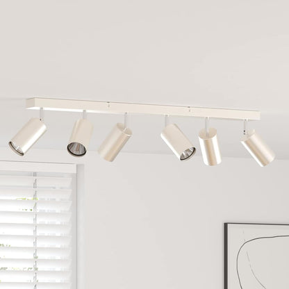 vidaXL Ceiling Spotlight with Spotlights Nickel 73 x 6 x 16 cm Metal