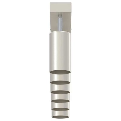 vidaXL Ceiling Spotlight with Spotlights Nickel 73 x 6 x 16 cm Metal
