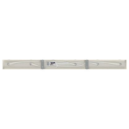 vidaXL Ceiling Spotlight with Spotlights Nickel 73 x 6 x 16 cm Metal