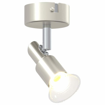 vidaXL Ceiling Spotlight Brushed Nickel 8 x 8 x 10.5 cm Steel