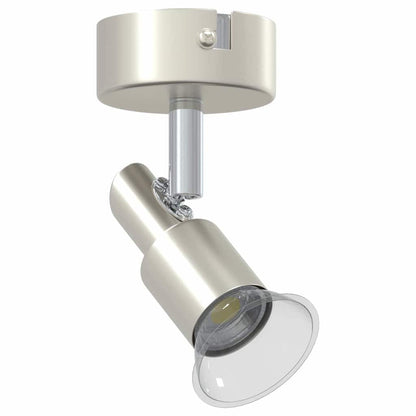 vidaXL Ceiling Spotlight Brushed Nickel 8 x 8 x 10.5 cm Steel