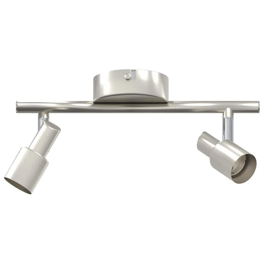 vidaXL Ceiling Spotlight Brushed Nickel 25.5 x 8 x 11 cm Steel