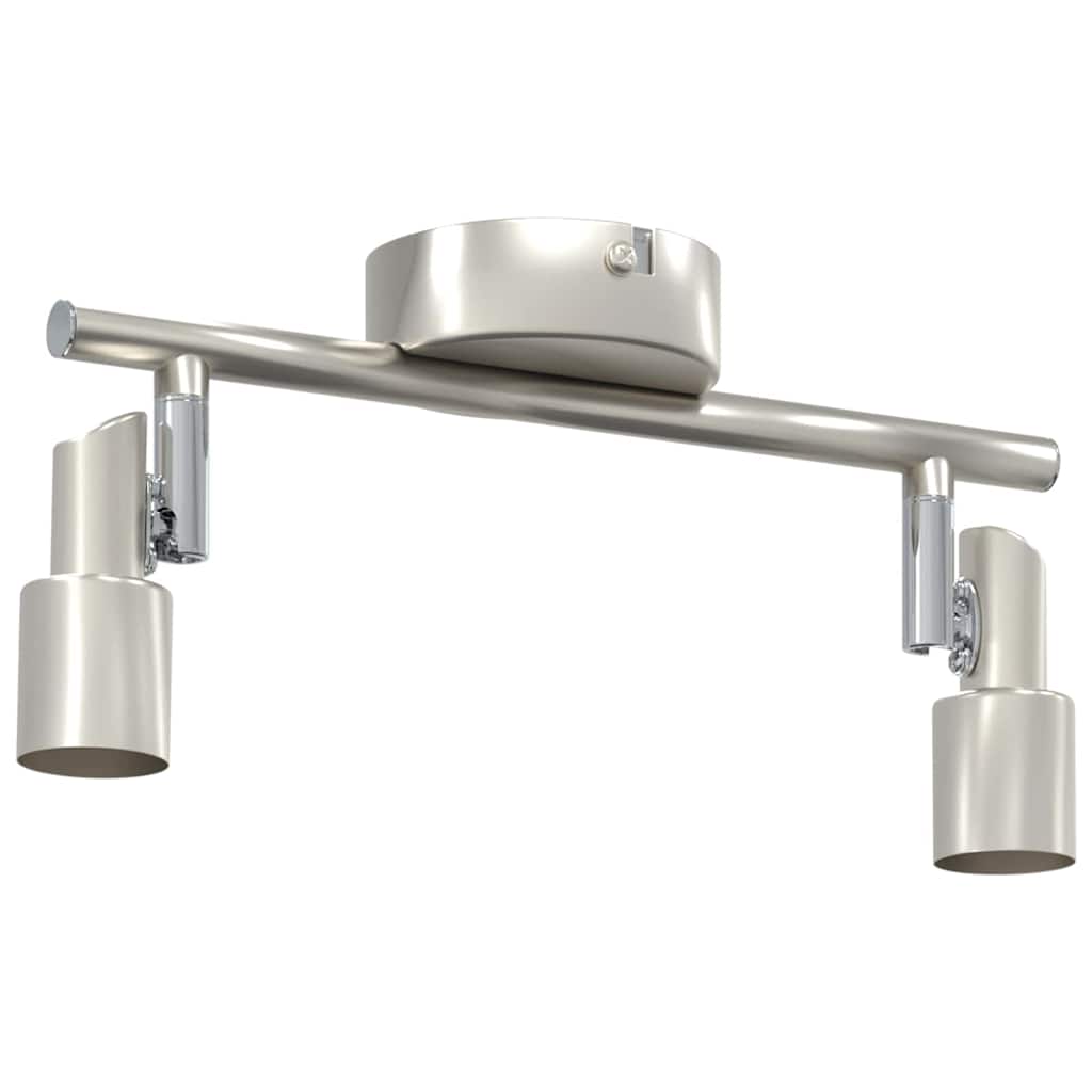 vidaXL Ceiling Spotlight with Spotlights Nickel 25.5 x 8 x 11 cm Steel