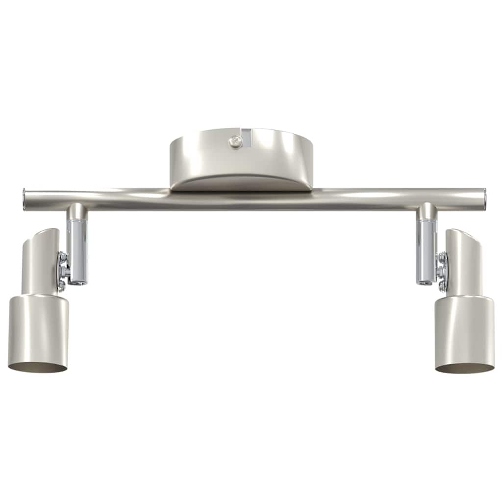 vidaXL Ceiling Spotlight with Spotlights Nickel 25.5 x 8 x 11 cm Steel