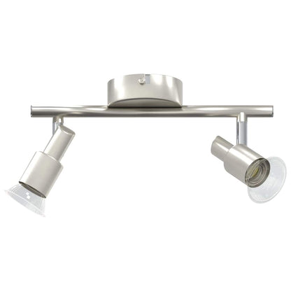 vidaXL Ceiling Spotlight with Spotlights Nickel 25.5 x 8 x 11 cm Steel