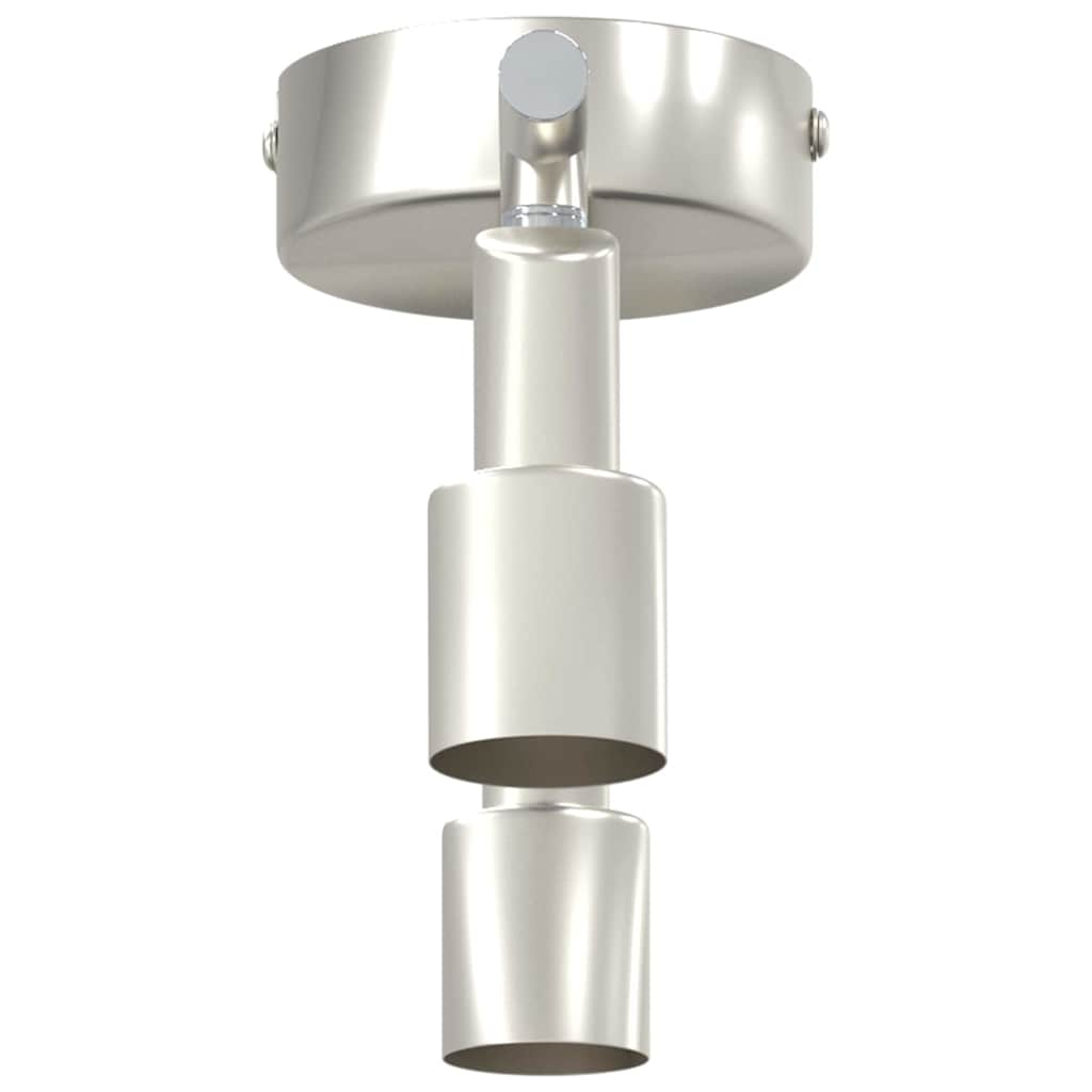 vidaXL Ceiling Spotlight with Spotlights Nickel 25.5 x 8 x 11 cm Steel
