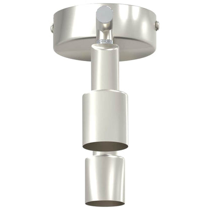vidaXL Ceiling Spotlight with Spotlights Nickel 25.5 x 8 x 11 cm Steel