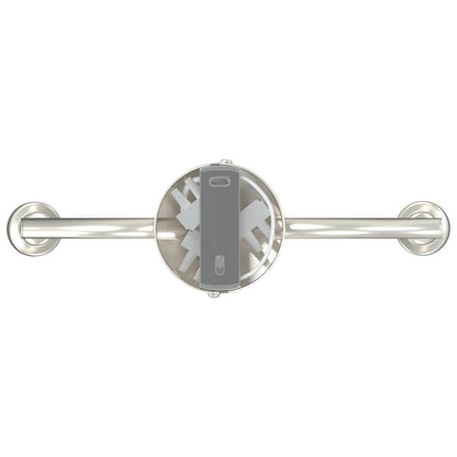 vidaXL Ceiling Spotlight with Spotlights Nickel 25.5 x 8 x 11 cm Steel