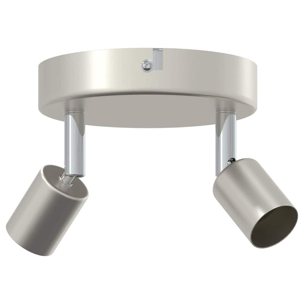 vidaXL Ceiling Spotlight Brushed Nickel 12 x 8 cm Steel