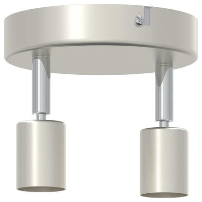 vidaXL Ceiling Spotlight Brushed Nickel 12 x 8 cm Steel
