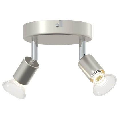 vidaXL Ceiling Spotlight Brushed Nickel 12 x 8 cm Steel